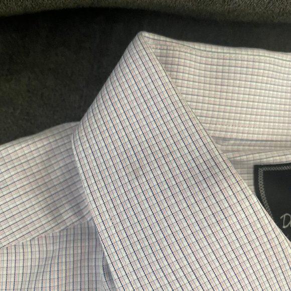 16.5 32/33 David Donahue Long Sleeve Shirt - Picture 2 of 3